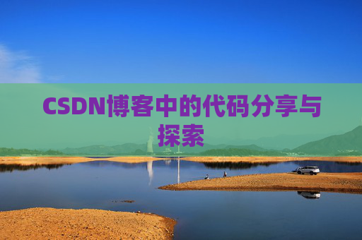 CSDN博客中的代码分享与探索